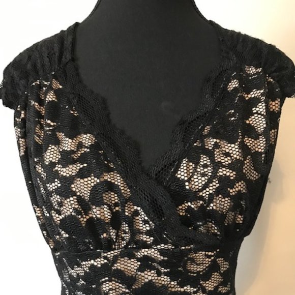 Debbie Shuchat Black Lace Top - Picture 3 of 7